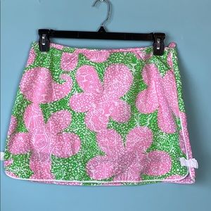 Lilly Pulitzer Skort, Pink and Green! Size 10